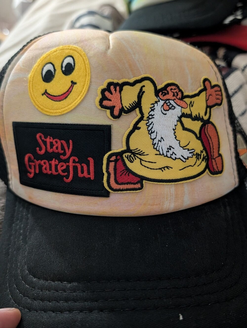 Tye Dye Grateful Dead Trucker Hat